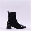 Hispanitas Varsovia Toe Cap Stretch Boot - Black Suede